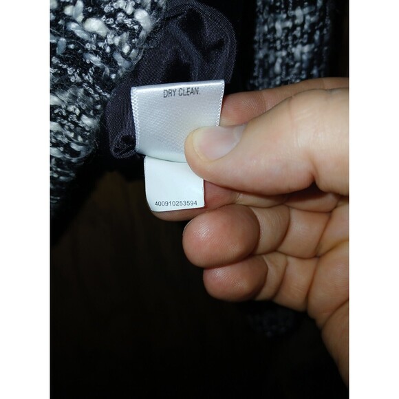 Croft & Barrow Career Jacket Womens Size XL 42×25 Static Gray Buttoned Lining - Picture 12 of 16